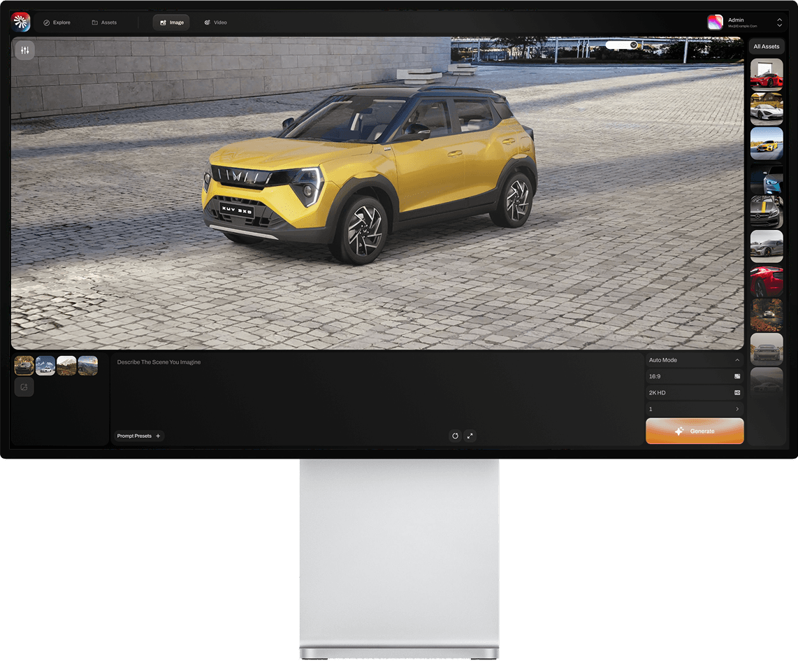 Artec Studio app — 3D product visualizer generating a marketing image